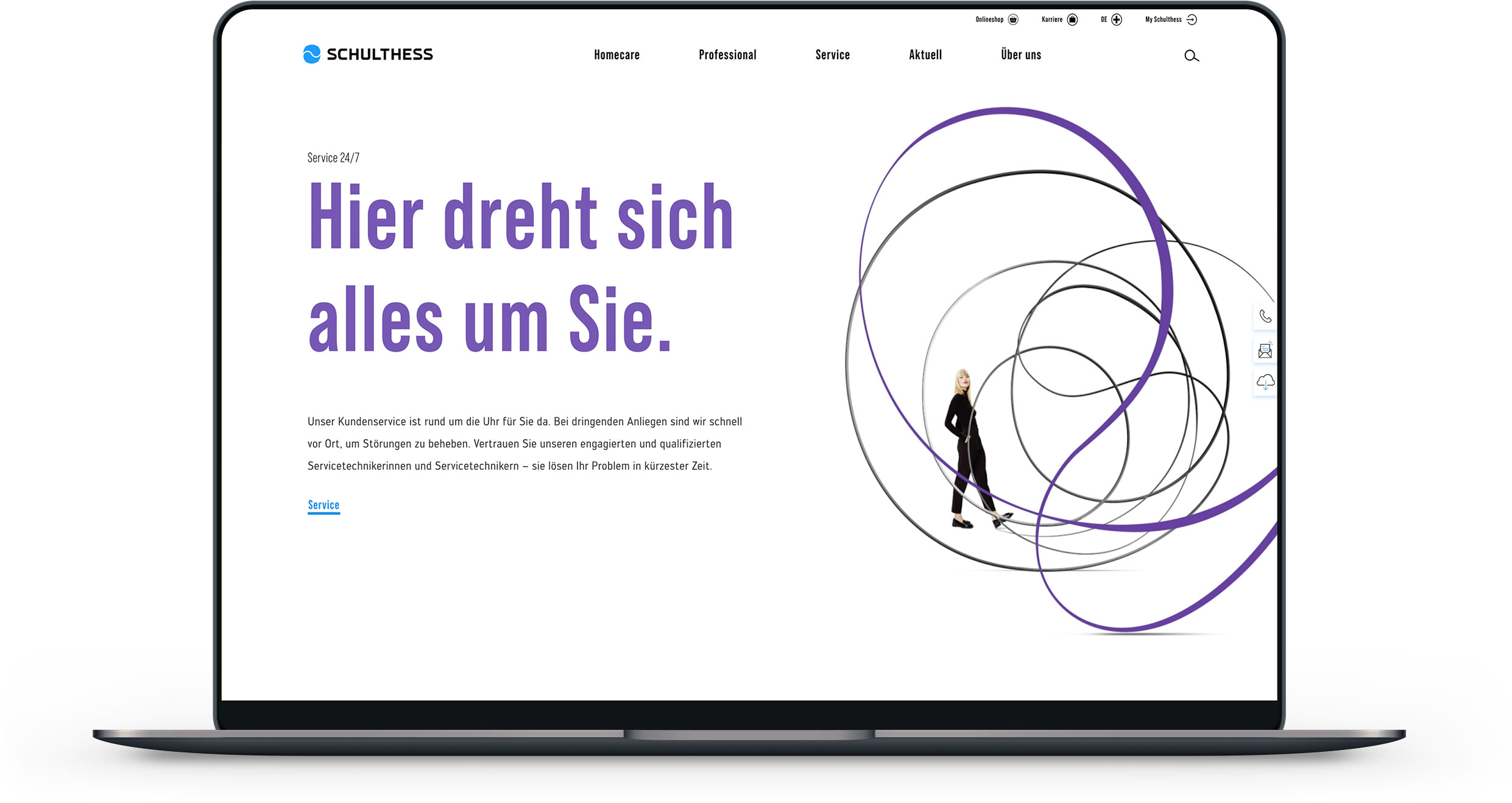 schulthess webdesign and rebranding